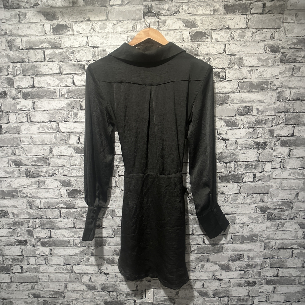 NWT Miou Muse Black Long Sleeve Dress Size Medium - Picture 5 of 16